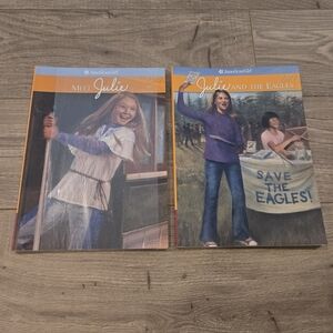 American Girl Julie 2 Book Set - Meet Julie & Julie & The Eagles Childrens Books